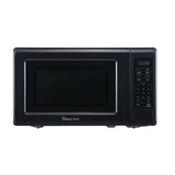 Magic Chef Countertop Microwave, 0.7 Cu. ft., Black with Gray Cavity