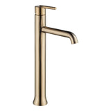 Delta Trinsic 759-CZ-DST Single-Handle Vessel Bathroom Faucet in Champagne Bronze