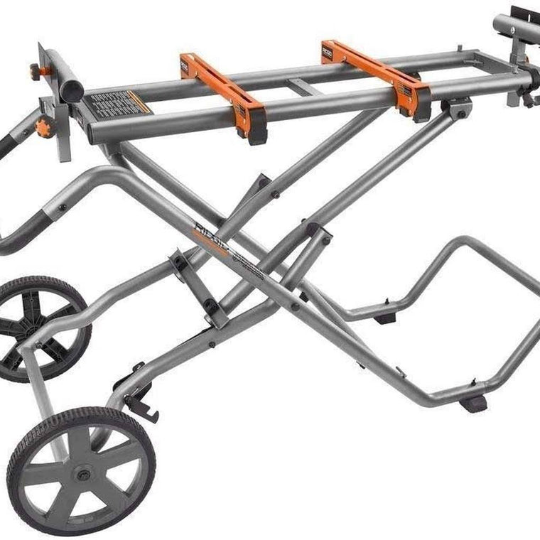 Ridgid Universal Mobile Miter Saw Stand with Secure Mounting Braces