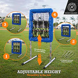 ALAGPRO The Original 9-Hole Baseball and Softball Pitching Net with Strike Zone Pocket and Pitching Target