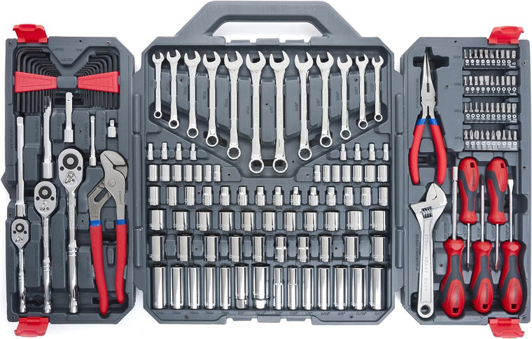 Crescent CTK180 Professional Tool Set with 180 Pc. Collection and Tool Storage Case