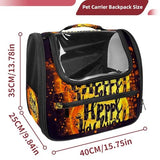 Airline-Approved Halloween Pet Carrier Bag for Small and Medium Dogs, Cats, and Puppies