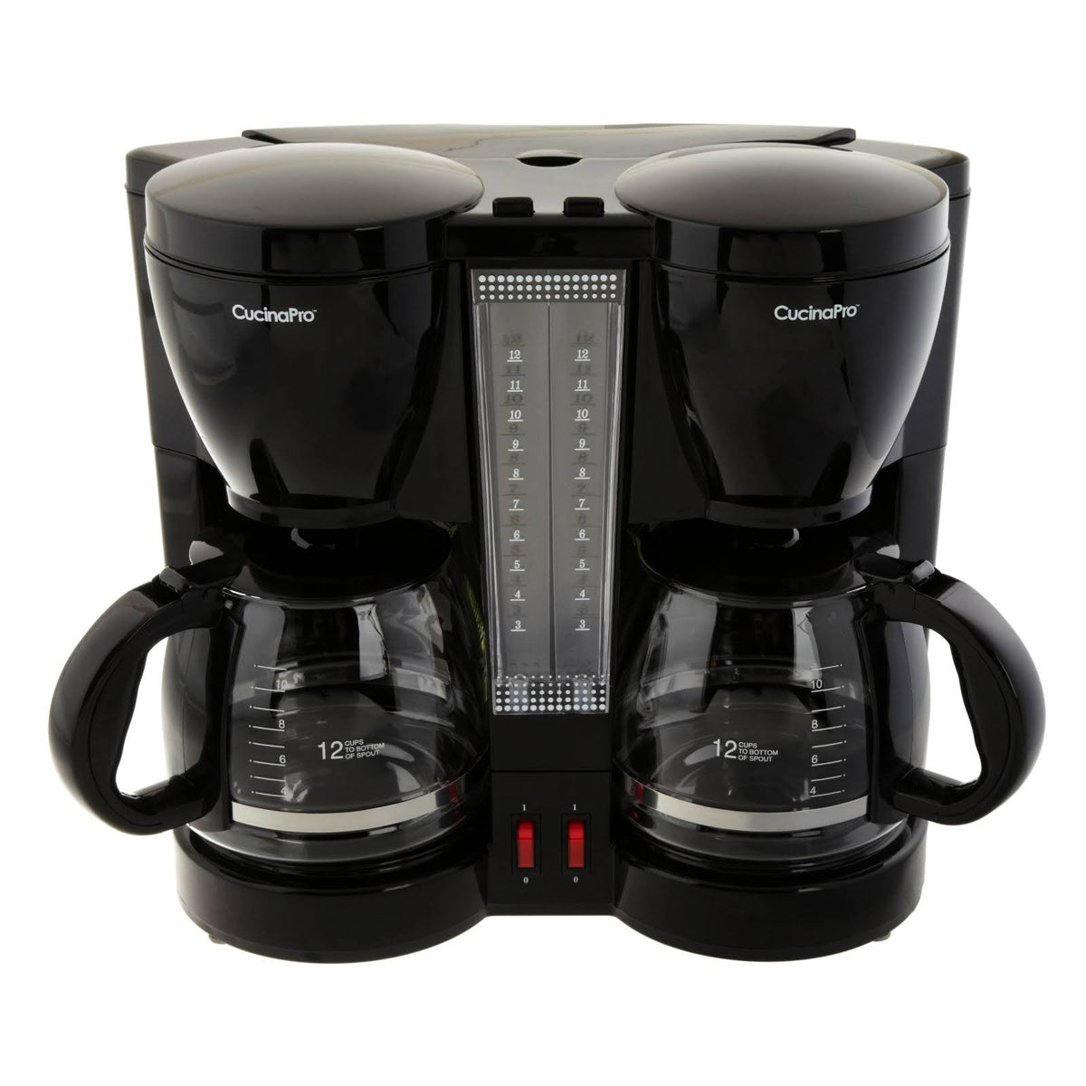 Cucinapro Double-Brew Coffee Station for Preparing Two Pots at Once