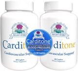 Ayush Herbs Carditone Herbal Supplement, Cardiovascular and Blood Pressure Support with 60 Tablets