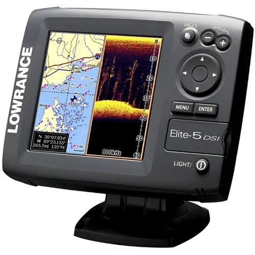 Elite-5 DSI Fish Finder by Lowrance