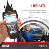 INNOVA 5610 OBD2 Diagnostic Scanner with BiDirectional System Tests, Special Reset Functions, All-System Scanning and Live Data
