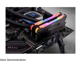 Corsair Vengeance RGB Pro Desktop Memory, 32GB (2x16GB) DDR4 2666 C16, Black