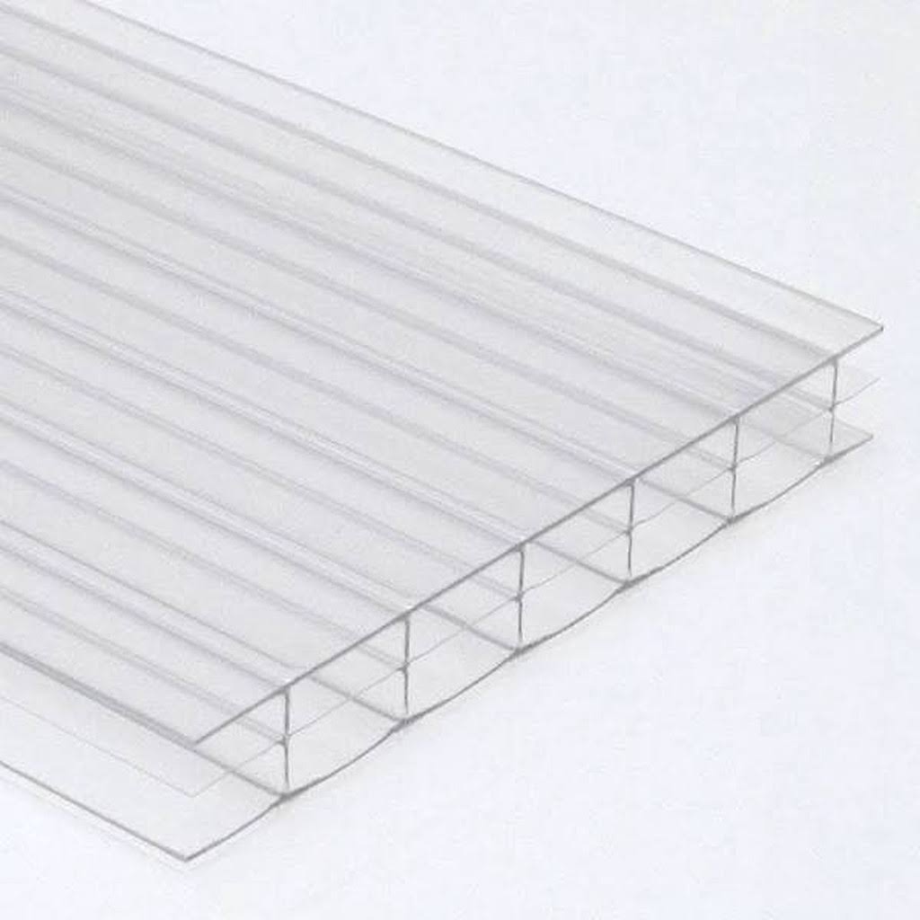 Lexan Thermoclear 15942128 Clear Multiwall Polycarbonate Sheet, 48 in. x 72 in. x 16mm
