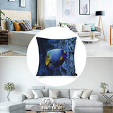 Ocean Sea Starfish Zippered Cushion Pillow Covers, 18 x 18, Underwater Nautical Throw Pillow Decor for Couch, Sofa, Patio, or Home