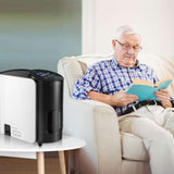 Adjustable Oxygen Concentrator Delivering 1L-7L/min for Home and Travel Use