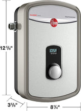 Rheem Professional Classic RTEX-11 Tankless Electric Water Heater in Gray