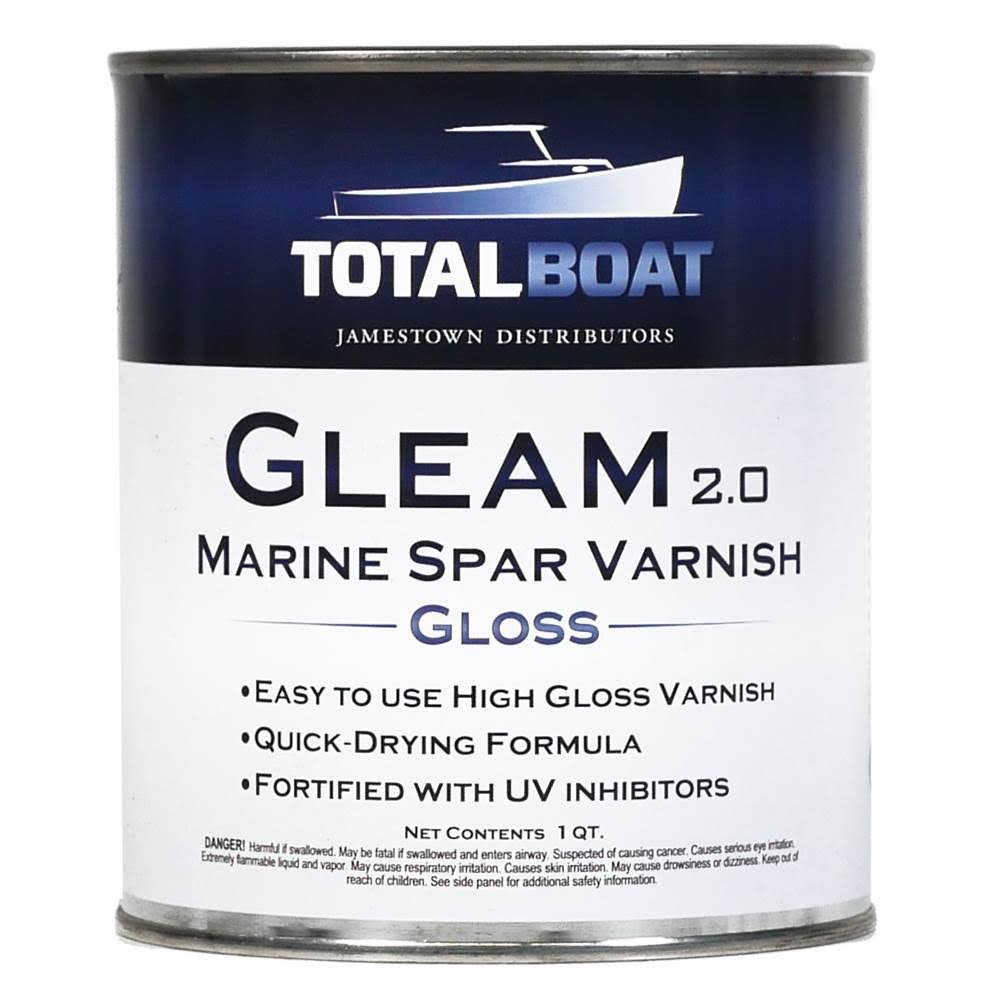 TotalBoat Gleam Spar Varnish with Gloss Finish, Quart