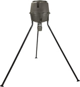Moultrie 30 Gallon Spin Cast Deer Feeder with Tripod, 200 Pound Capacity, Molded Plastic Housing, and Tools-Free Assembly