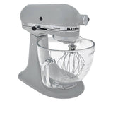 KitchenAid 5-qt Artisan Tilt-Head Stand Mixer with Glass Bowl, Contour Silver
