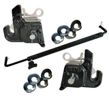 Pats Easy Change Quick Hitch System with Stabilizer Bar, Flexible and Durable, CAT #1, Green
