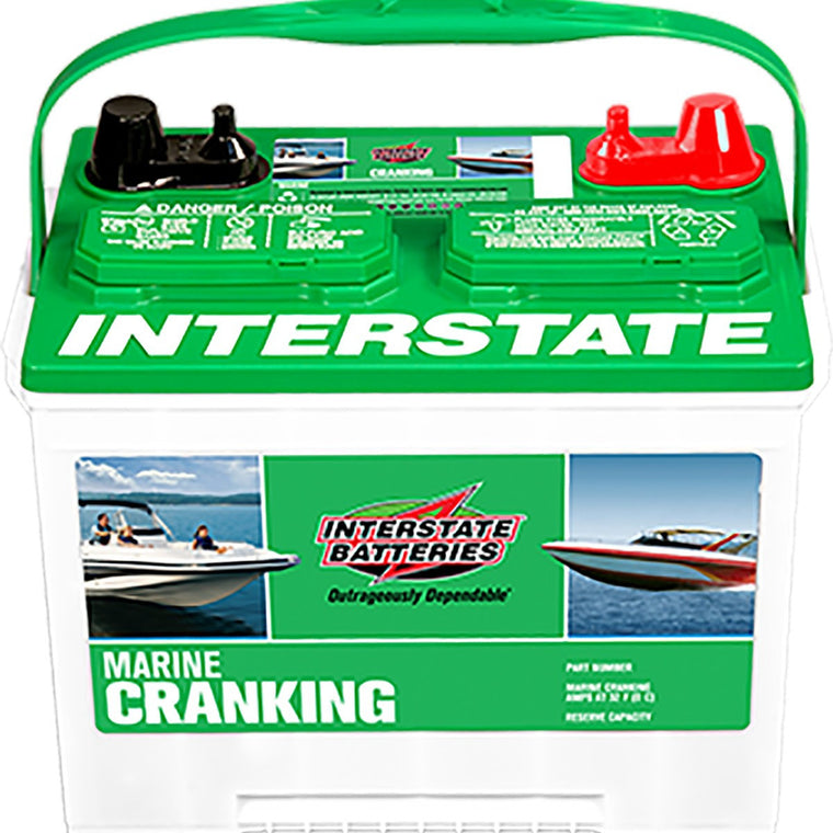 24M-XHD Interstate Marine Cranking Battery for Reliable Boat Starting Power