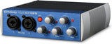 PreSonus AudioBox 96 Studio Recording Bundle with Eris 4.5 BT Bluetooth Monitor Pair, Studio One Artist Software, 1/4-in Instrument Cable, Blue or Black Interface