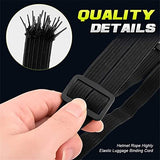 Elastic Motorcycle and Bicycle Luggage Tension Strap with Hook, Helmet and Rear Bag Lashings Belt for Secure Gear Transport