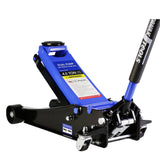 CQSXDA 4 Ton Low Profile Floor Jack with Dual Piston Quick Lift Pump, Heavy-Duty Steel Racing Design and 4-21 Lifting Range