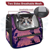 Airline-Approved Halloween Pet Carrier Bag for Small and Medium Dogs, Cats, and Puppies