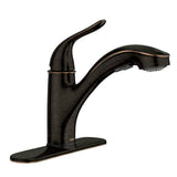 Moen Brecklyn Bronze Kitchen Faucet with Single Handle and Pull-Out Sprayer