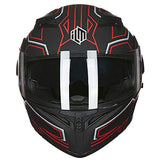 ILM Model 902 Modular Motorcycle Helmet with Flip-Up Full-Face Design, Dual Visors, DOT Certification, and 6 Colors