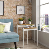 Novogratz Tallulah Nesting Table Set in Walnut and White