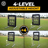 ALAGPRO The Original 9-Hole Baseball and Softball Pitching Net with Strike Zone Pocket and Pitching Target