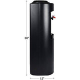 Brio CL520 Essential Commercial-Grade Water Dispenser Cooler with Hot and Cold Options, Top Load
