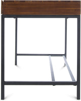 Wood Computer Desk with Built-In Storage, Durable Home Office Workstation Designed for Modern Interiors