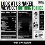 NAKED nutrition Naked Casein Vanilla Micellar Casein Protein, 5 Pound Bulk with 61 Servings, GMO-Free, Gluten-Free, Soy-Free, and Preservative-Free Formula