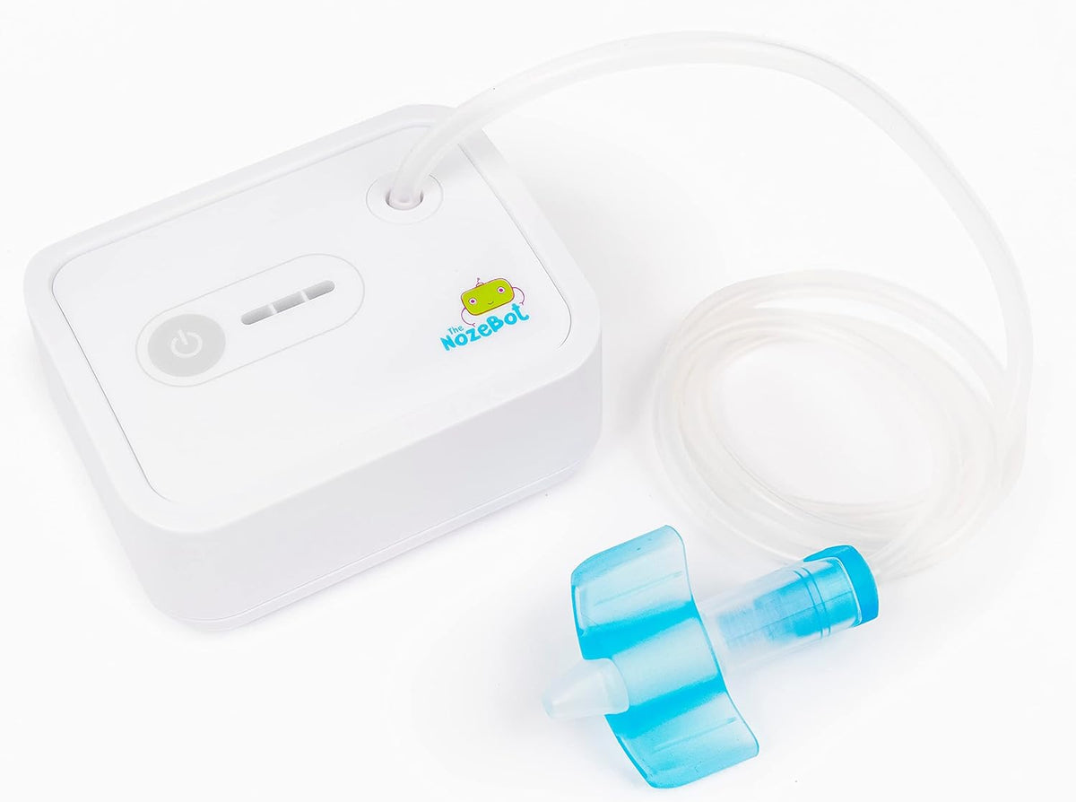 The NozeBot Electric Baby Nasal Aspirator with Safe, Hygienic Hospital-Grade Suction