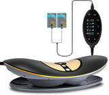 Real Relax Lumbar Traction Massager with Heat, Vibration and Electrotherapy for Lower Back and Waist Support, Spinal Decompression and Sciatica Pain Relief