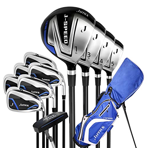 12-Piece Mens Complete Golf Club Set with Driver, #3 and #5 Fairway Woods