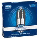 Oral-B Advanced Clean Rechargeable Electric Toothbrushes, 2-Pack