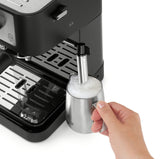 DeLonghi Stilosa EC260BK Espresso Machine with 15 Bar Pump, Black and Stainless Finish