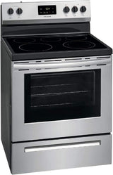 Frigidaire FCRE3052AS 30 in. Freestanding Electric Range with 5.3 cu. ft. Oven, Quick Boil, Store-More Drawer, and SpaceWise Expandable Elements in Stainless Steel