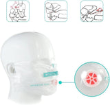 100-Piece CPR Face Shield Keychain Emergency Kit, Red Masks for First Aid and CPR Training
