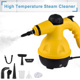 TOMSHOO 1000W Portable Handheld Steam Cleaner with 10 Accessories for Kitchen, Sofa, Bathroom, Car and Windows
