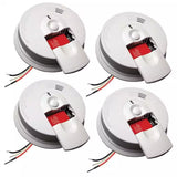 2025 Firex 4-Pack Hardwired Smoke Detectors with Ionization Sensors