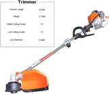 Gas-Powered Multi-Function Trimming Tool with Hedge Trimmer, String Trimmer and Brush Cutter Attachments