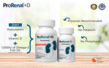 ProRenal+D Kidney Multivitamins, Convenient 90-Day Supply for Daily Nutritional Support