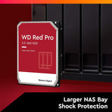 4TB Western Digital WD Red Pro NAS Hard Drive, 7200 RPM SATA 6 Gb/s CMR HDD with 256 MB Cache, 3.5-Inch, WD4003FFBX