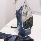 Rowenta DW9280 Steam Force Iron with 400-Hole Stainless Steel Soleplate, 1800-Watt, Blue