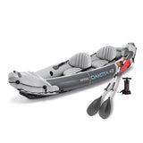 Intex Dakota K2 Two-Person Inflatable Kayak, Open Box Vinyl Set with Oars and Pump