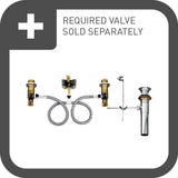 Moen Wynford Bathroom Faucet, Model T4524ORB, with Two Handles and Oil-Rubbed Bronze Finish