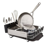 Black KitchenAid Compact Dish Rack, Crafted from Stainless Steel, 16.06-Inch