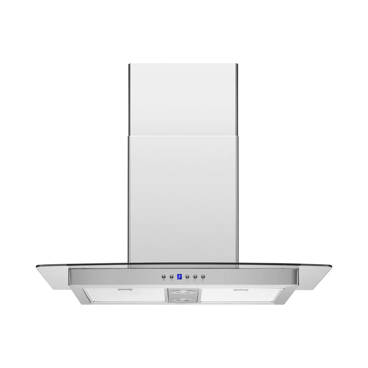 Blue Ocean 30-Inch Stainless Steel Range Hood, Wall-Mount Design for Kitchen Ventilation, RHKQ2