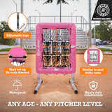 ALAGPRO The Original 9-Hole Baseball and Softball Pitching Net with Strike Zone Pocket and Pitching Target