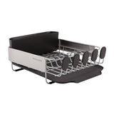 Black KitchenAid Compact Dish Rack, Crafted from Stainless Steel, 16.06-Inch